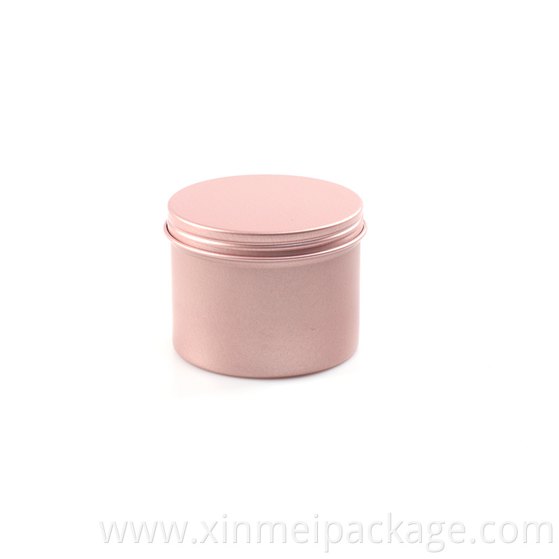 candle tin can pink